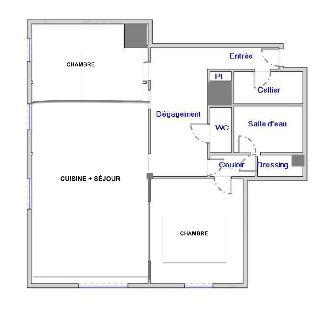 À vendre : F3 de 70 m² rénové (2025) avec parking à Clermont-Ferrand 