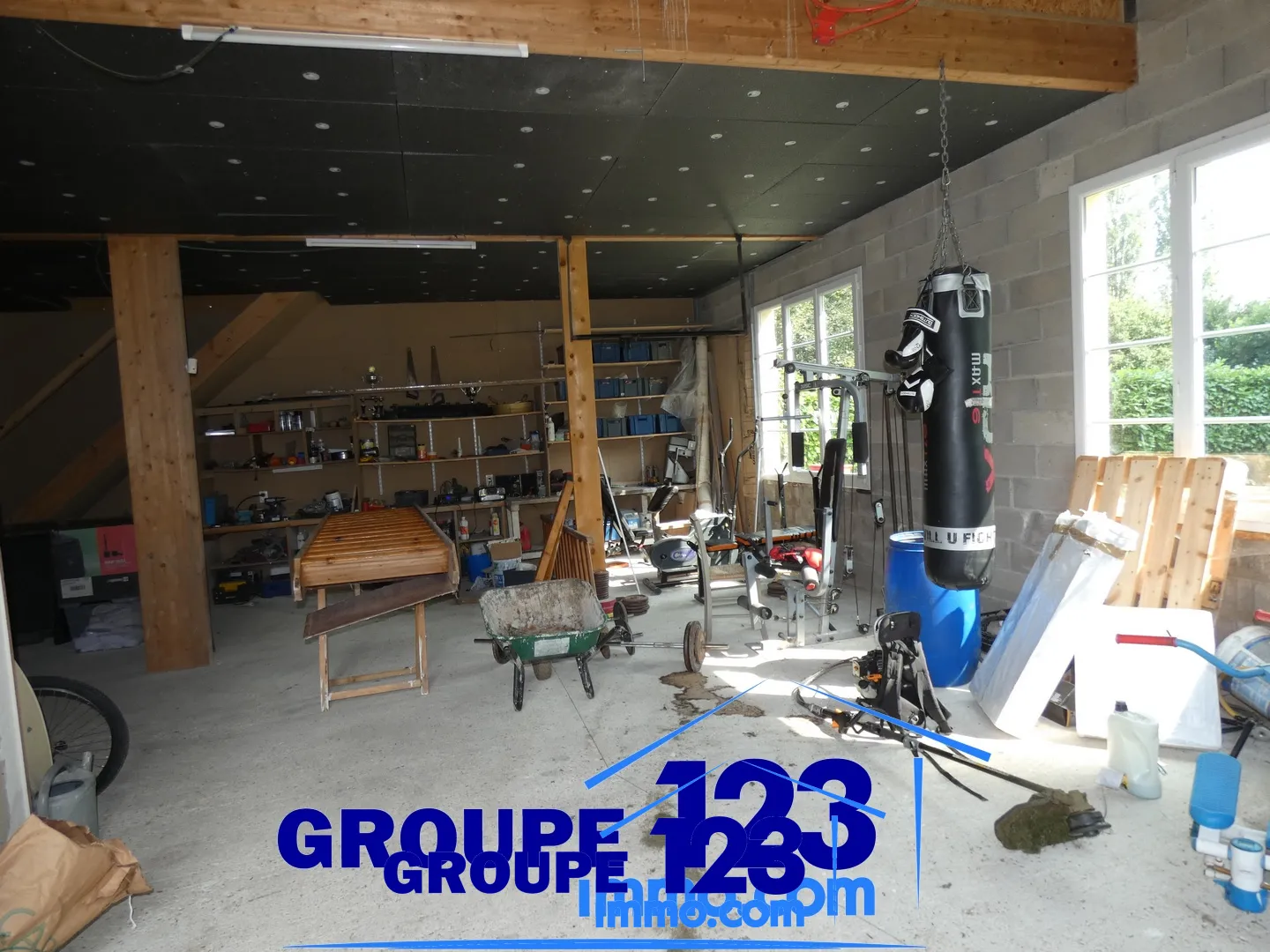 Pavillon spacieux avec garage indépendant à Villechetive 