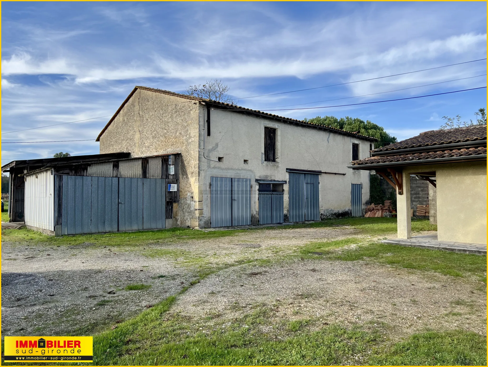 Maison en pierre à Illats avec vue sur les vignes - 4 chambres 