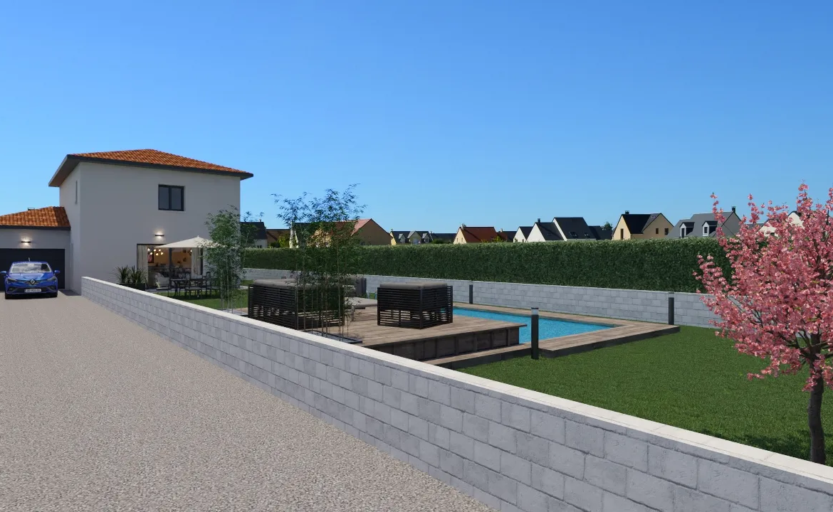 Terrain Constructible de 730 m² à Bourg Saint Christophe 