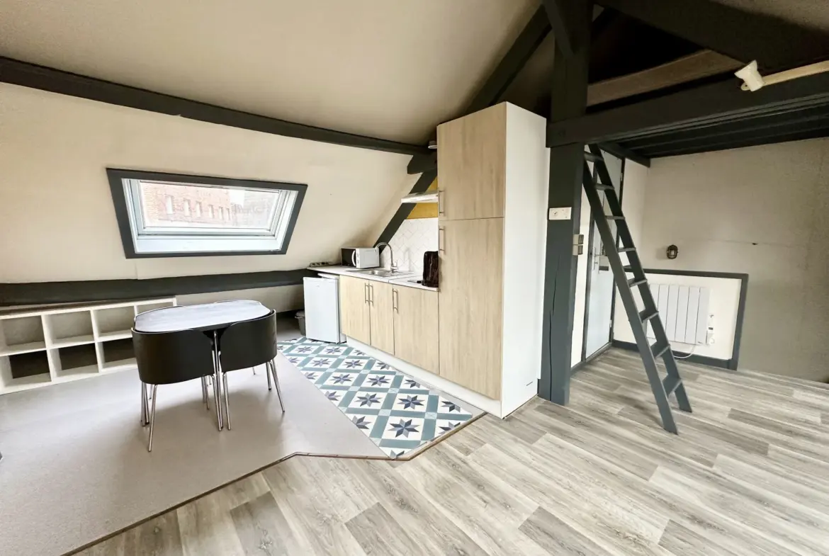 À Vendre : Appartement T1 Bis à Roubaix Grand-Place 