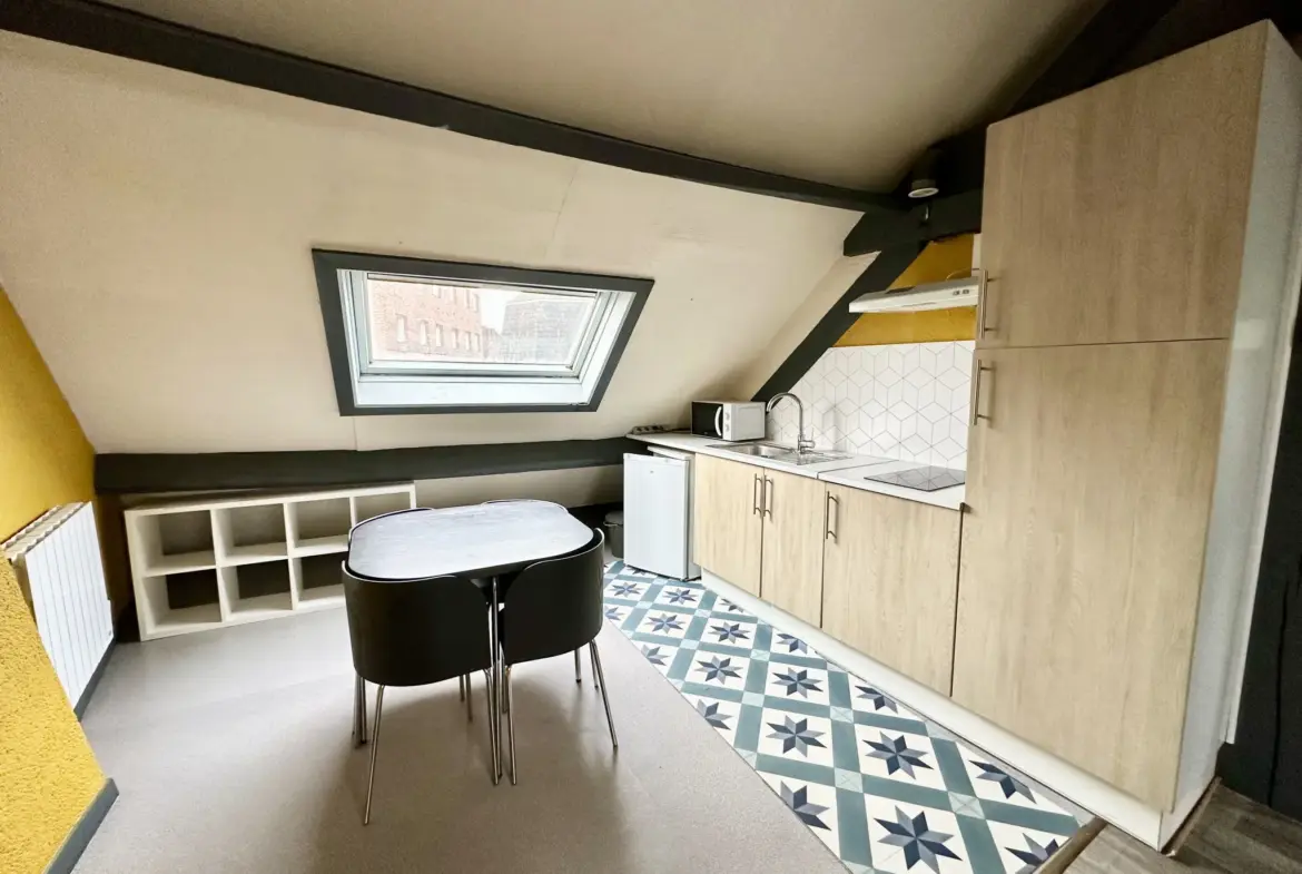 À Vendre : Appartement T1 Bis à Roubaix Grand-Place 