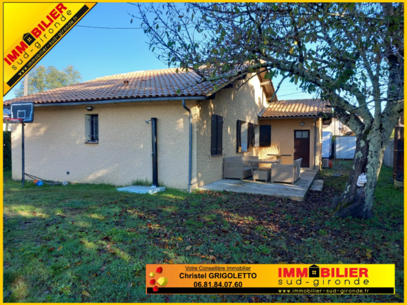 Maison familiale de plain-pied à St Maixant avec piscine et jardin