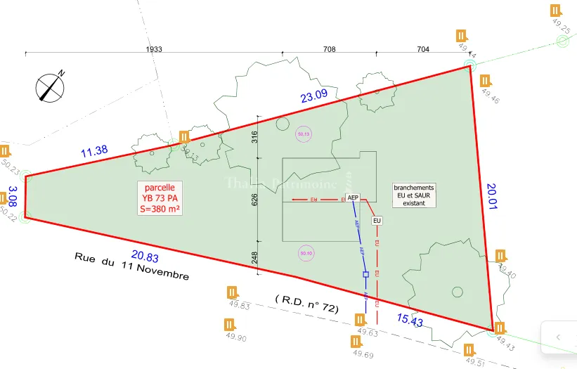 Terrain Constructible à Vendre à Corcoué-sur-Logne 