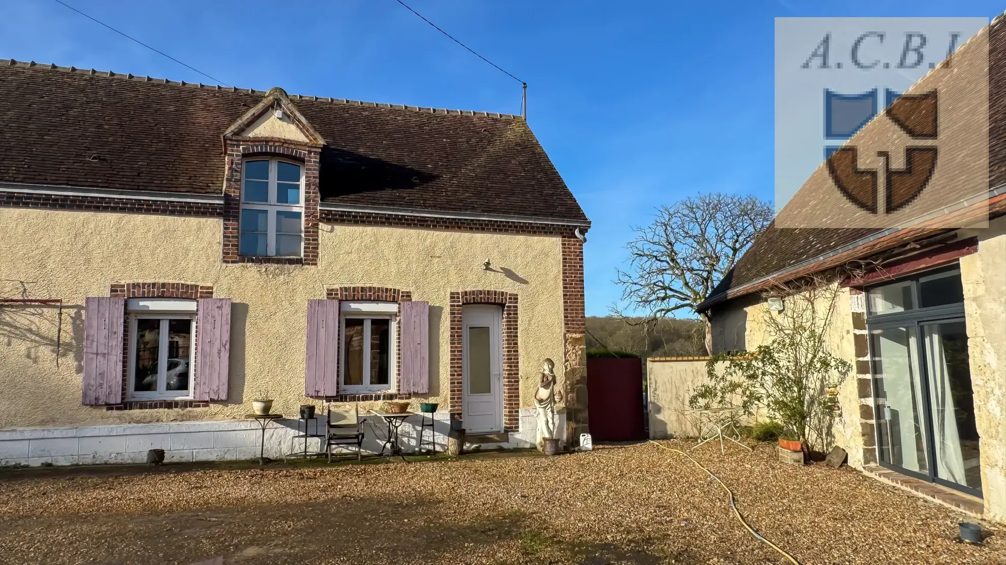 Longère de campagne à Thiron Gardais dans le Parc Naturel du Perche 