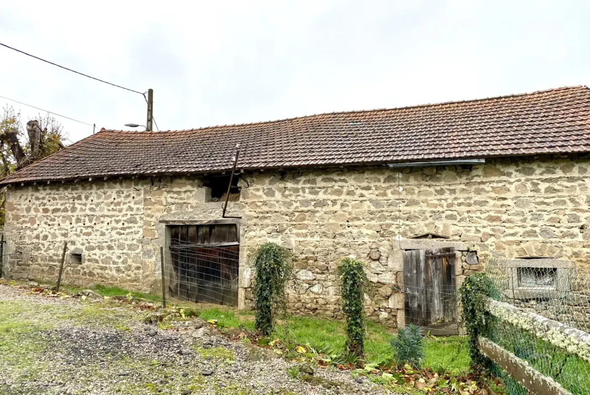 Maison en pierres avec vue et dépendance à Le Mayet de Montagne 