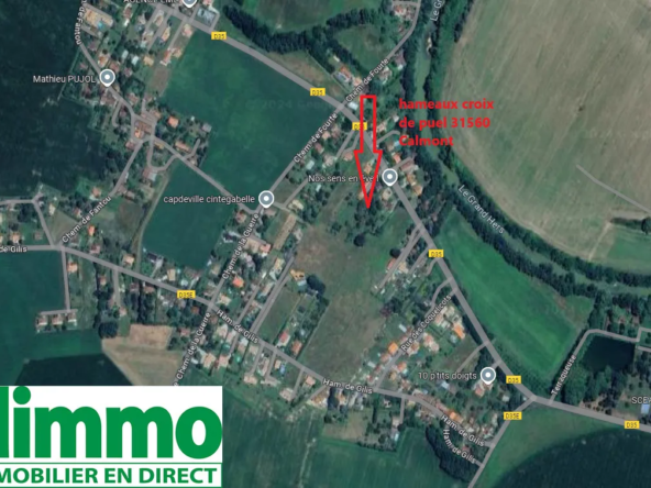 À vendre : Terrain constructible de 2174 m² à Calmont avec vue Pyrénées