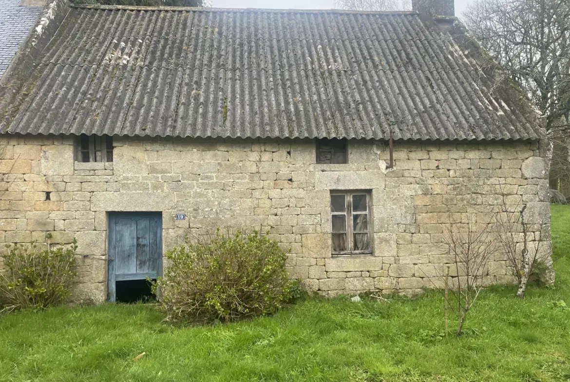 Longère à rénover à Melrand au cœur de la vallée du Blavet 