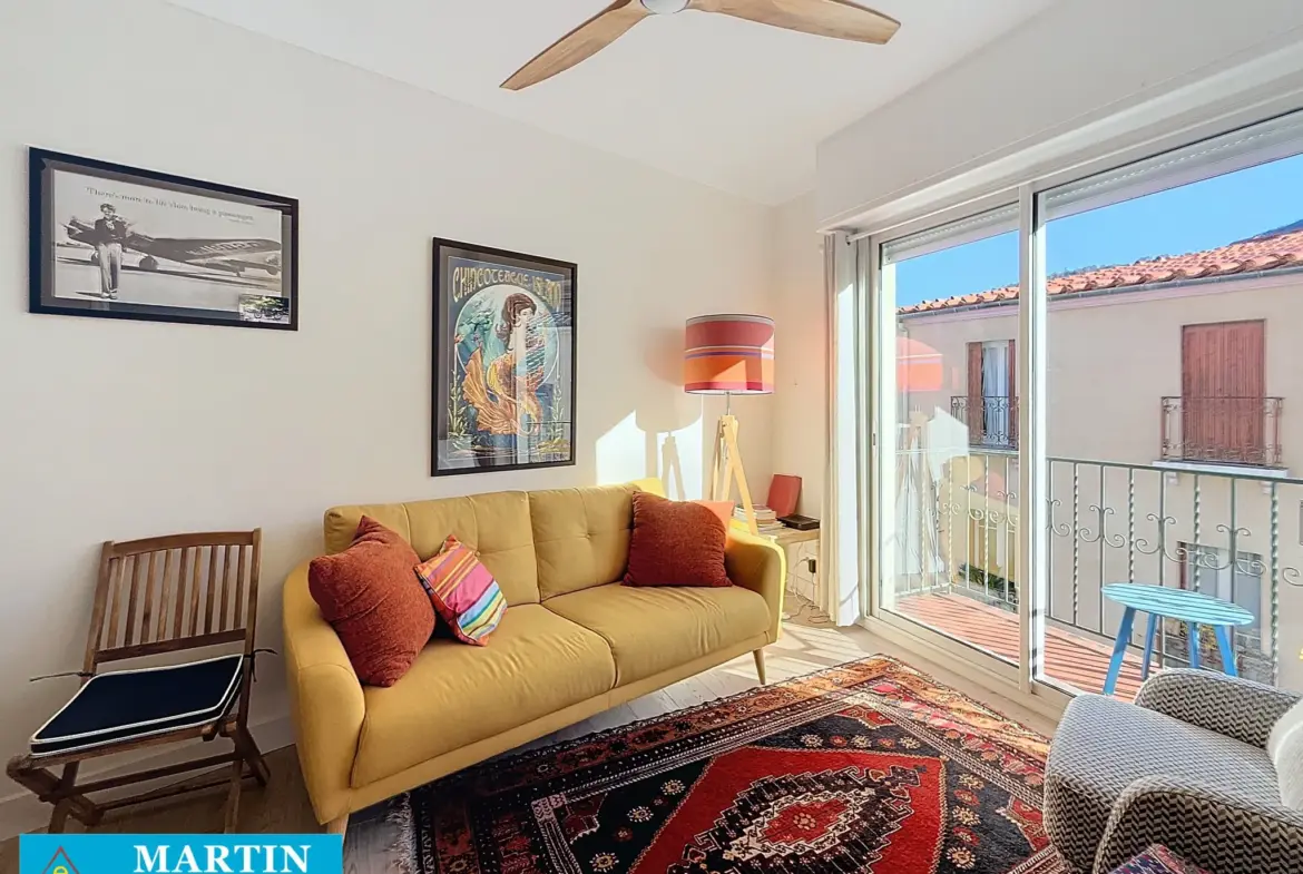 Vente d'un appartement F2 avec balcon à Amélie-les-Bains 