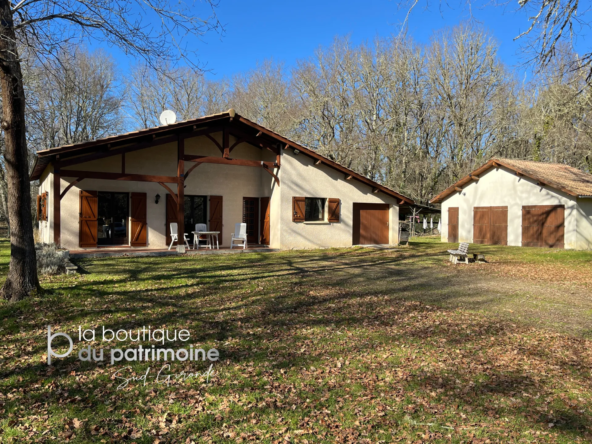 Maison de 90 m² à Captieux avec Garage et Parc Arboré