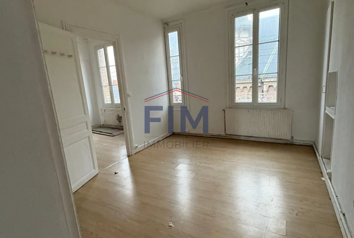 Vente appartement F2 à Dieppe - 39.68 m² - Classe F 