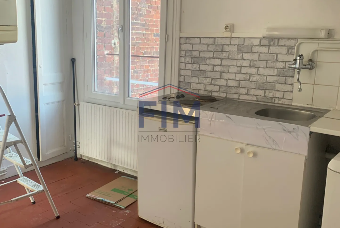 Vente appartement F2 à Dieppe - 39.68 m² - Classe F 