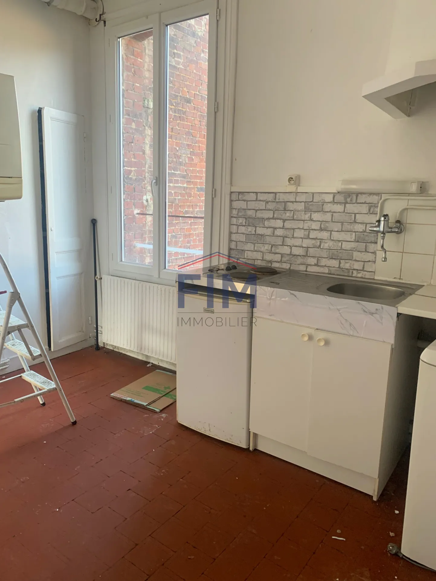 Vente appartement F2 à Dieppe - 39.68 m² - Classe F 