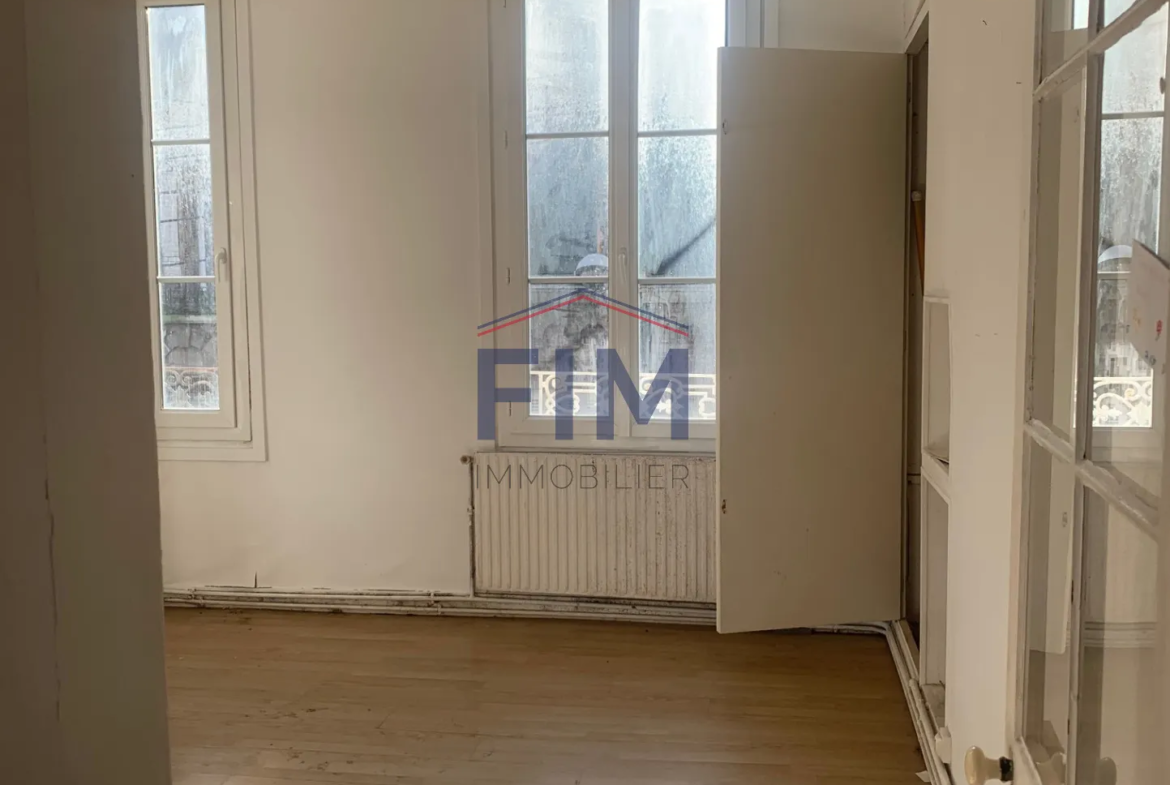 Vente appartement F2 à Dieppe - 39.68 m² - Classe F 