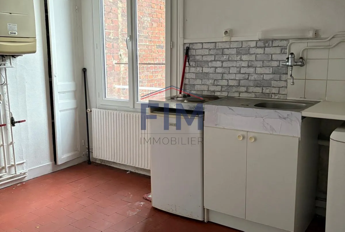 Vente appartement F2 à Dieppe - 39.68 m² - Classe F 