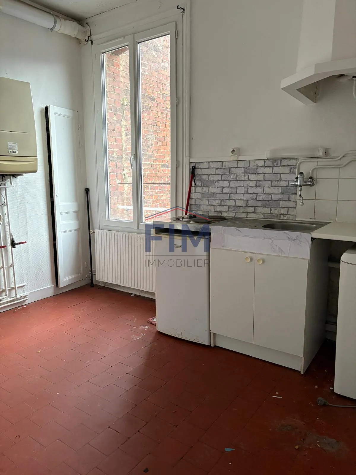 Vente appartement F2 à Dieppe - 39.68 m² - Classe F 