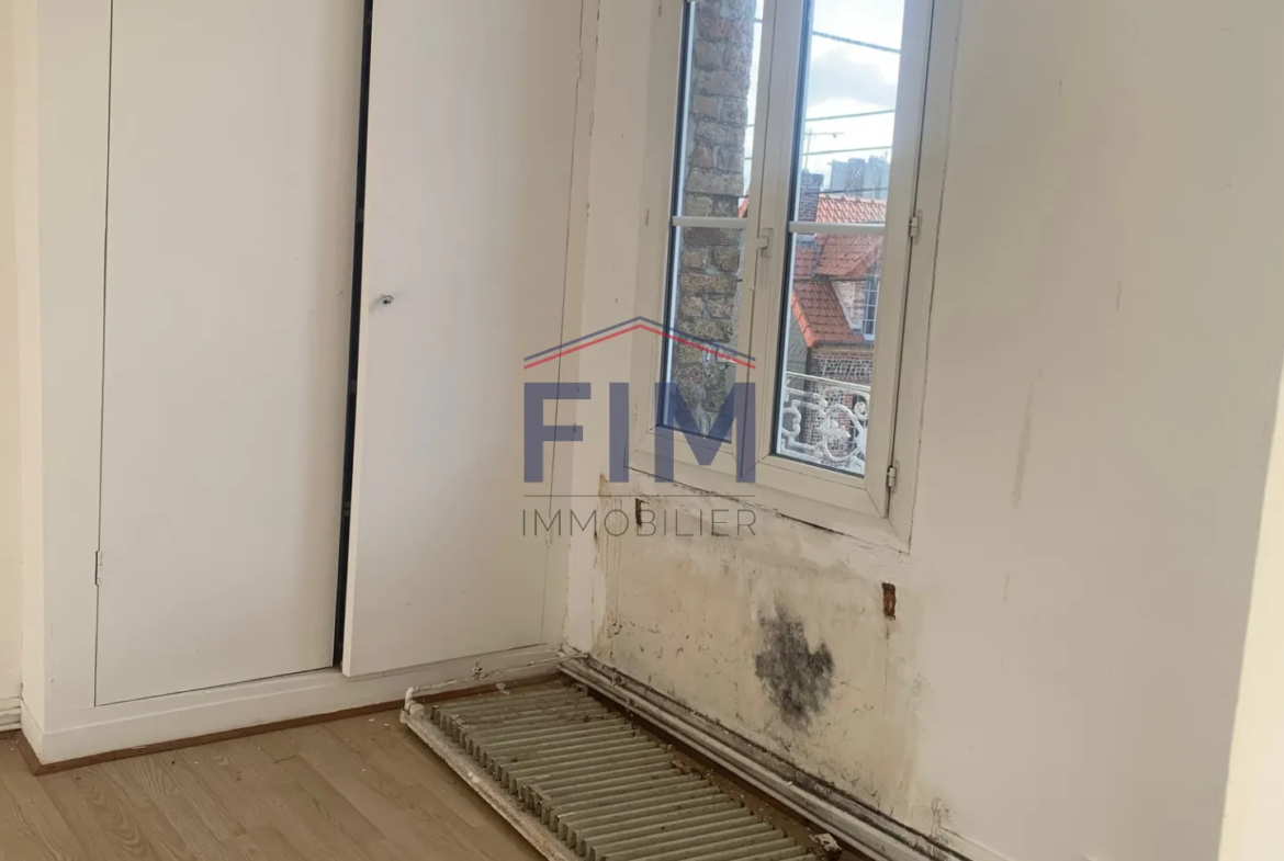 Vente appartement F2 à Dieppe - 39.68 m² - Classe F 