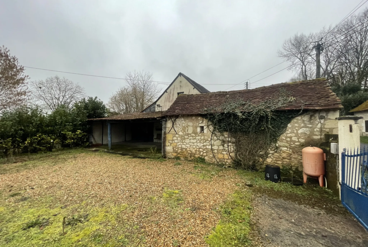 Vente Longère à Parcay les Pins - 130m2 sur 1 hectare 