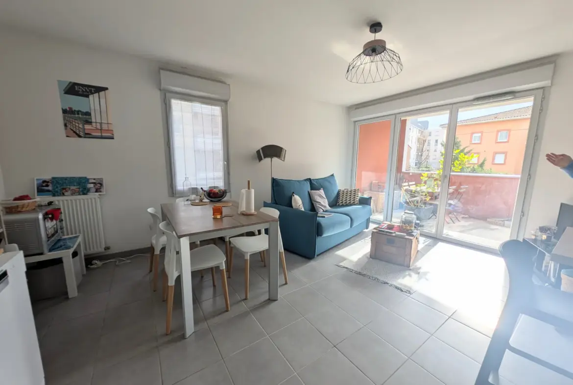 À vendre : Appartement T3 de 61.66 m² à Toulouse Purpan avec terrasse 