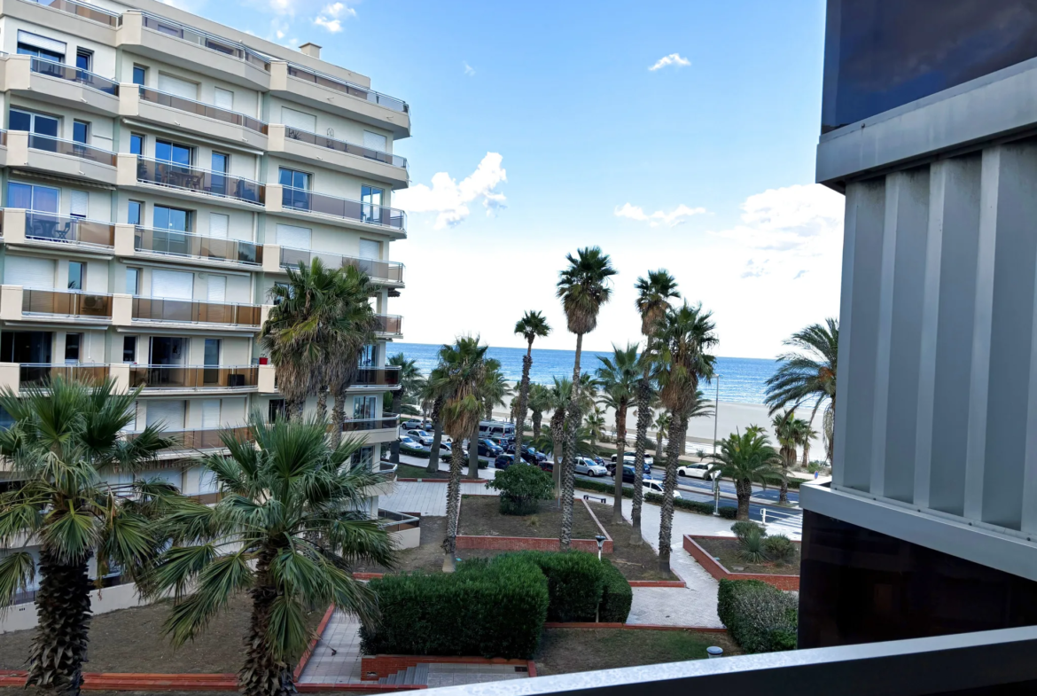 Studio en vente avec terrasse et vue mer à Canet en Roussillon 