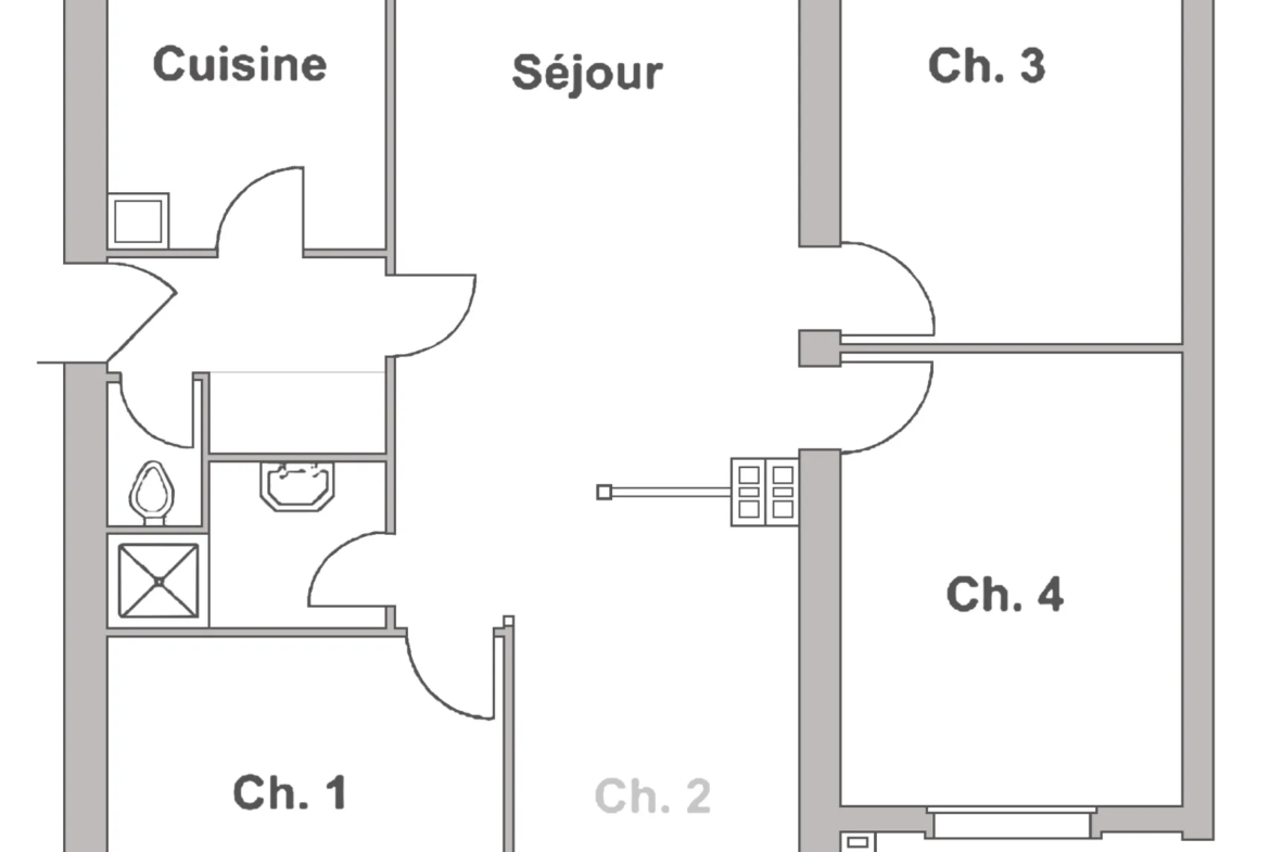 Appartement 4/5 pièces à vendre à Créteil - Proche métro 