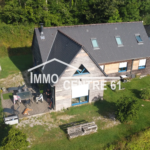 Maison en bois au calme en bordure de forêt sur 1,2 hectare