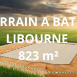 Terrain Plat de 823 m² à Libourne - Opportunité Unique