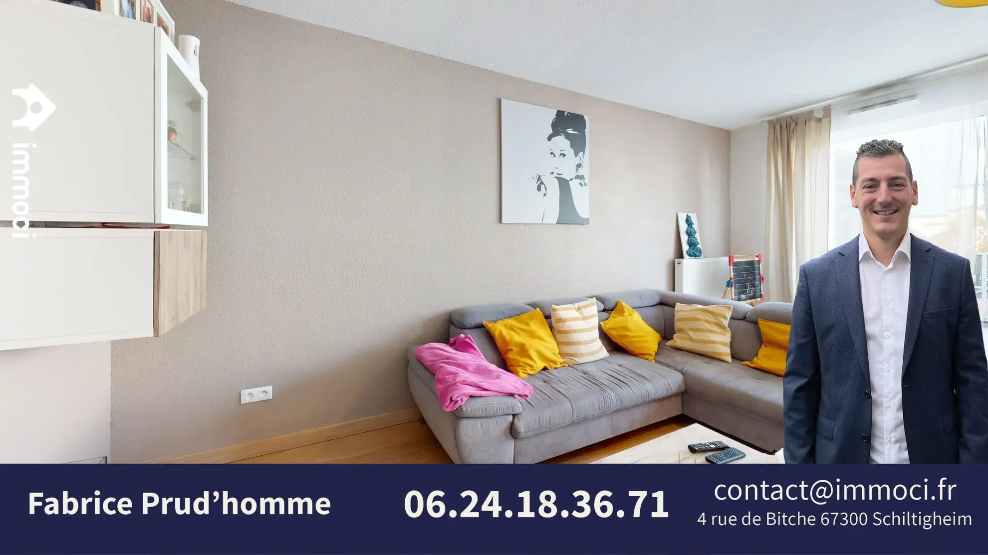 Appartement moderne 66 m2 avec terrasse, cave et garage à Strasbourg 