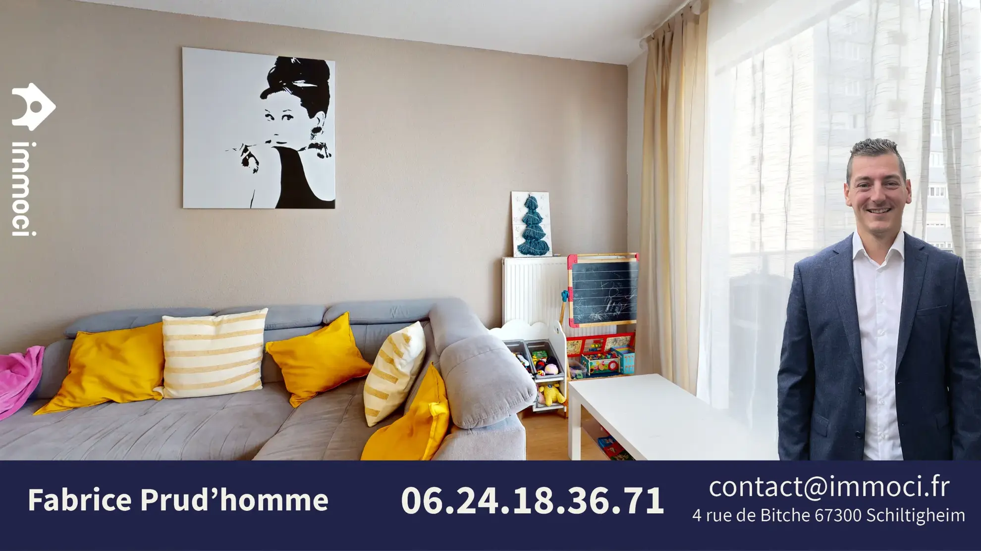 Appartement moderne 66 m2 avec terrasse, cave et garage à Strasbourg 