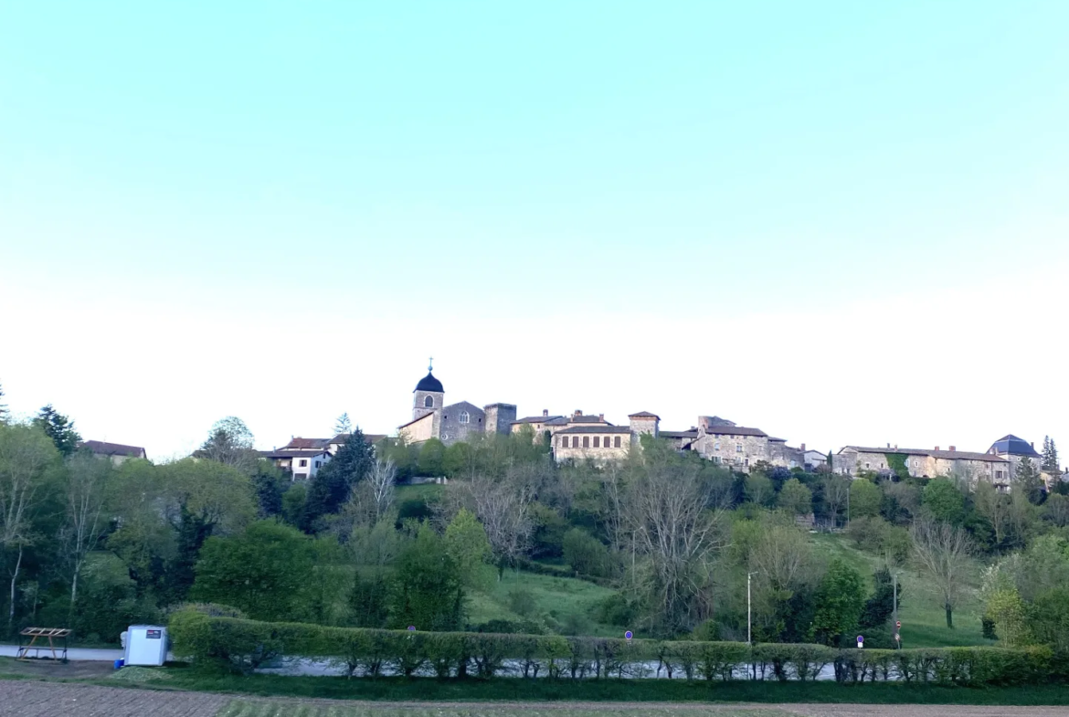 Terrain à bâtir de 1018 m² à Pérouges avec vue magnifique 