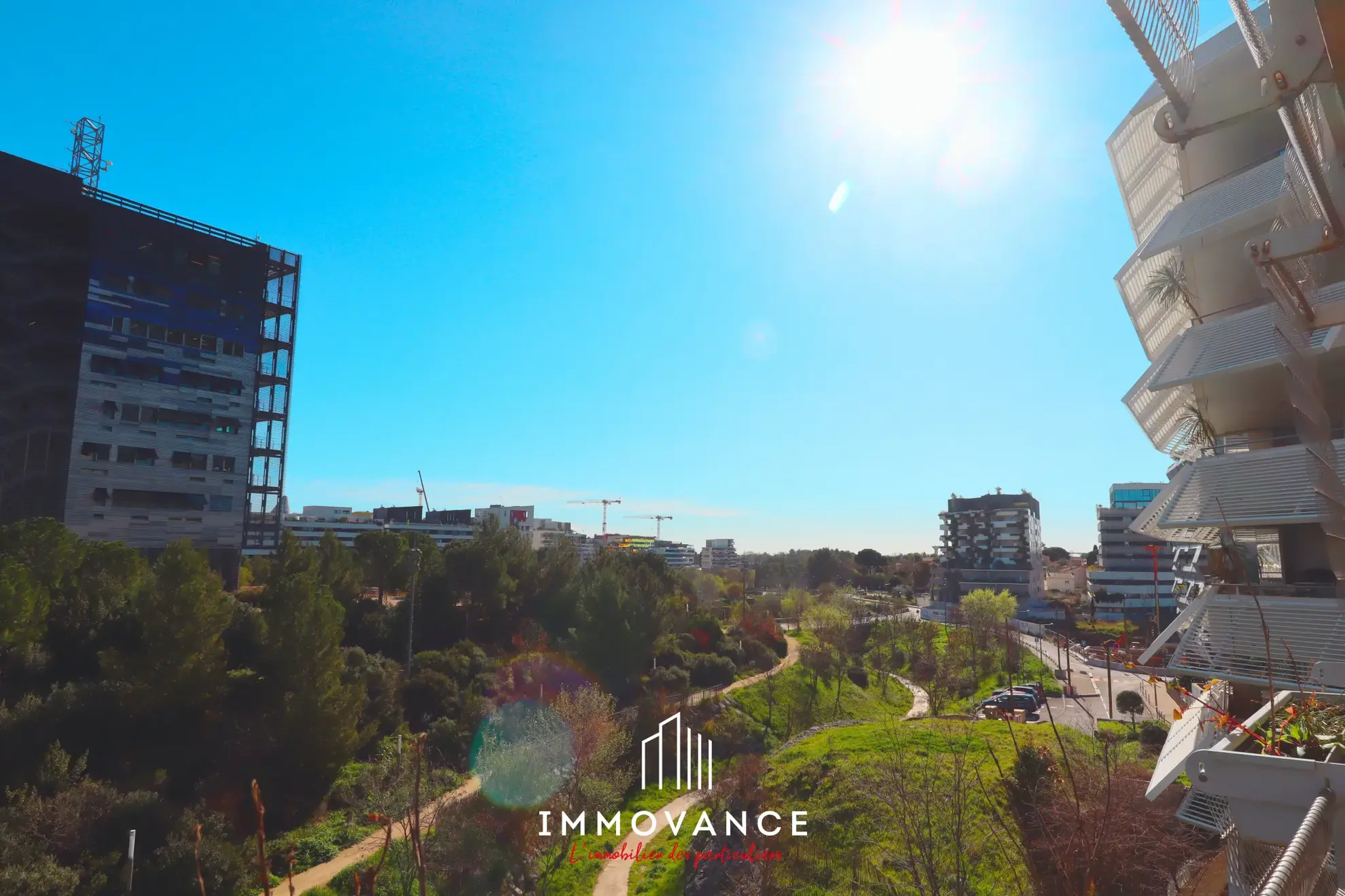 T2 lumineux avec terrasse et vue dégagée à Montpellier 