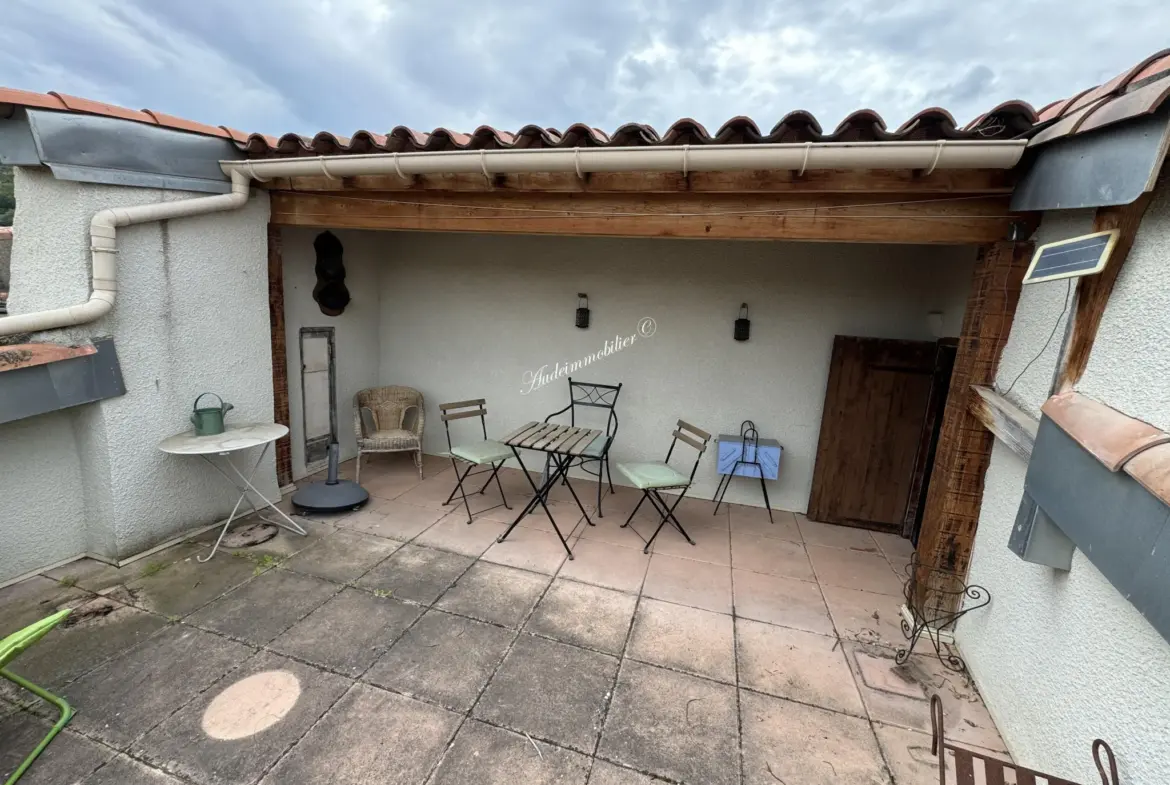 Maison de ville avec terrasse à Limoux - Vue panoramique 