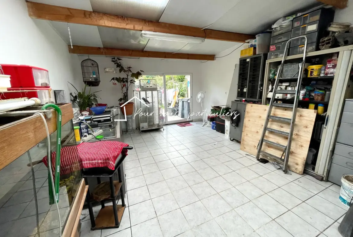 Maison mitoyenne à vendre à Anzin - 4 chambres avec jardin 