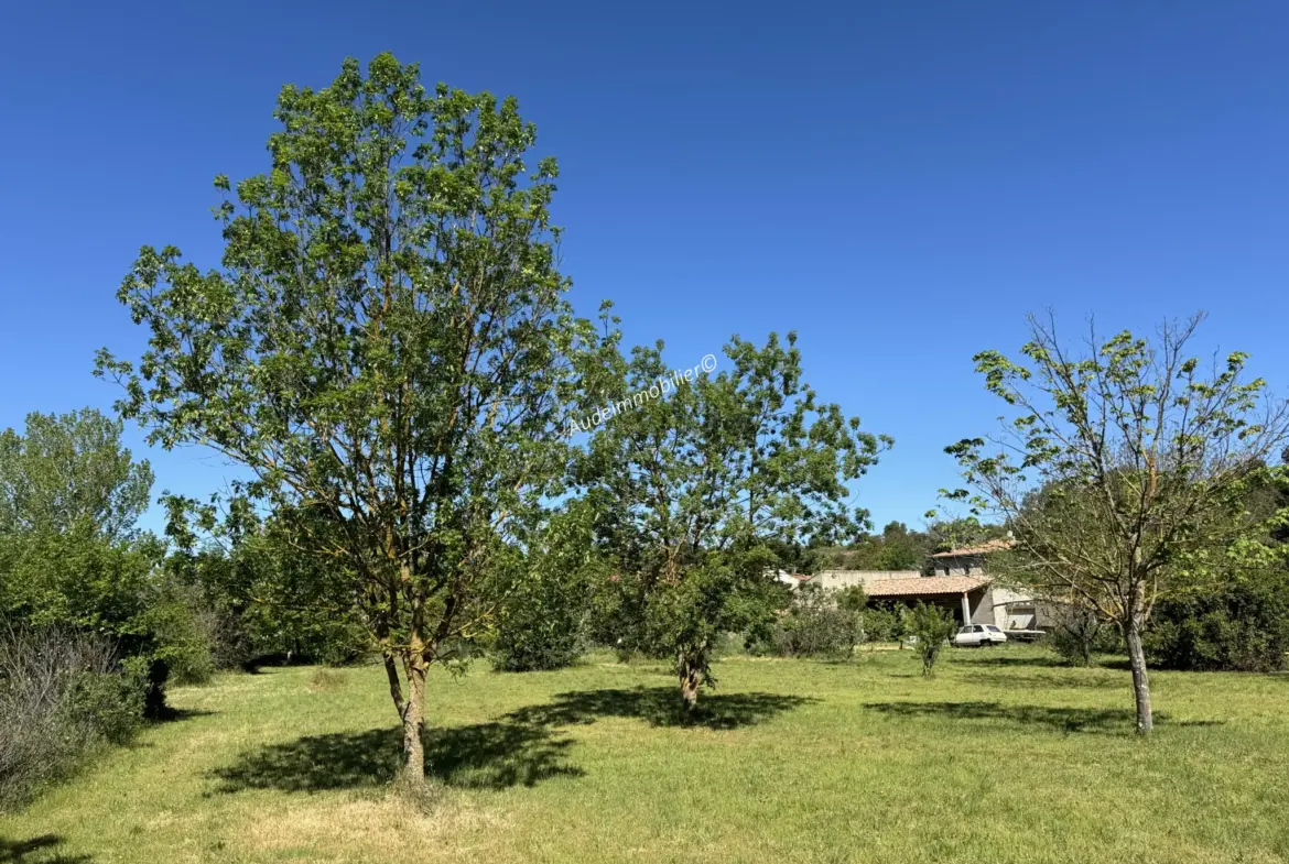 Maison avec grand jardin, garage et piscine à Limoux 