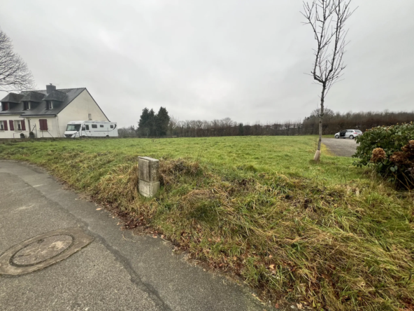 Terrain constructible viabilisé de 1012 m² à Lignol à vendre