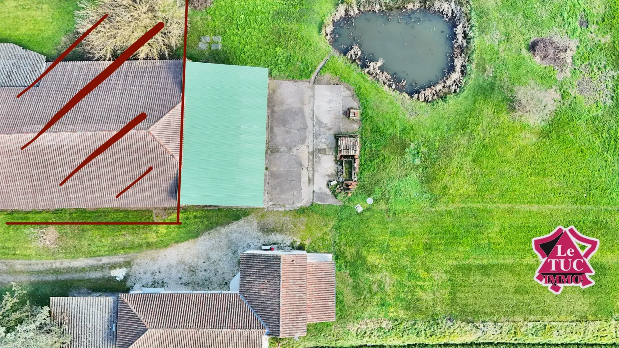 Maison en pierre avec extension moderne et terrain à Dausse 