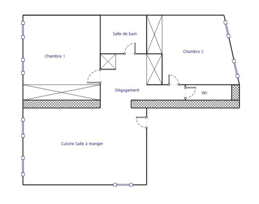 Appartement T3 lumineux de 57 m² à Nîmes 