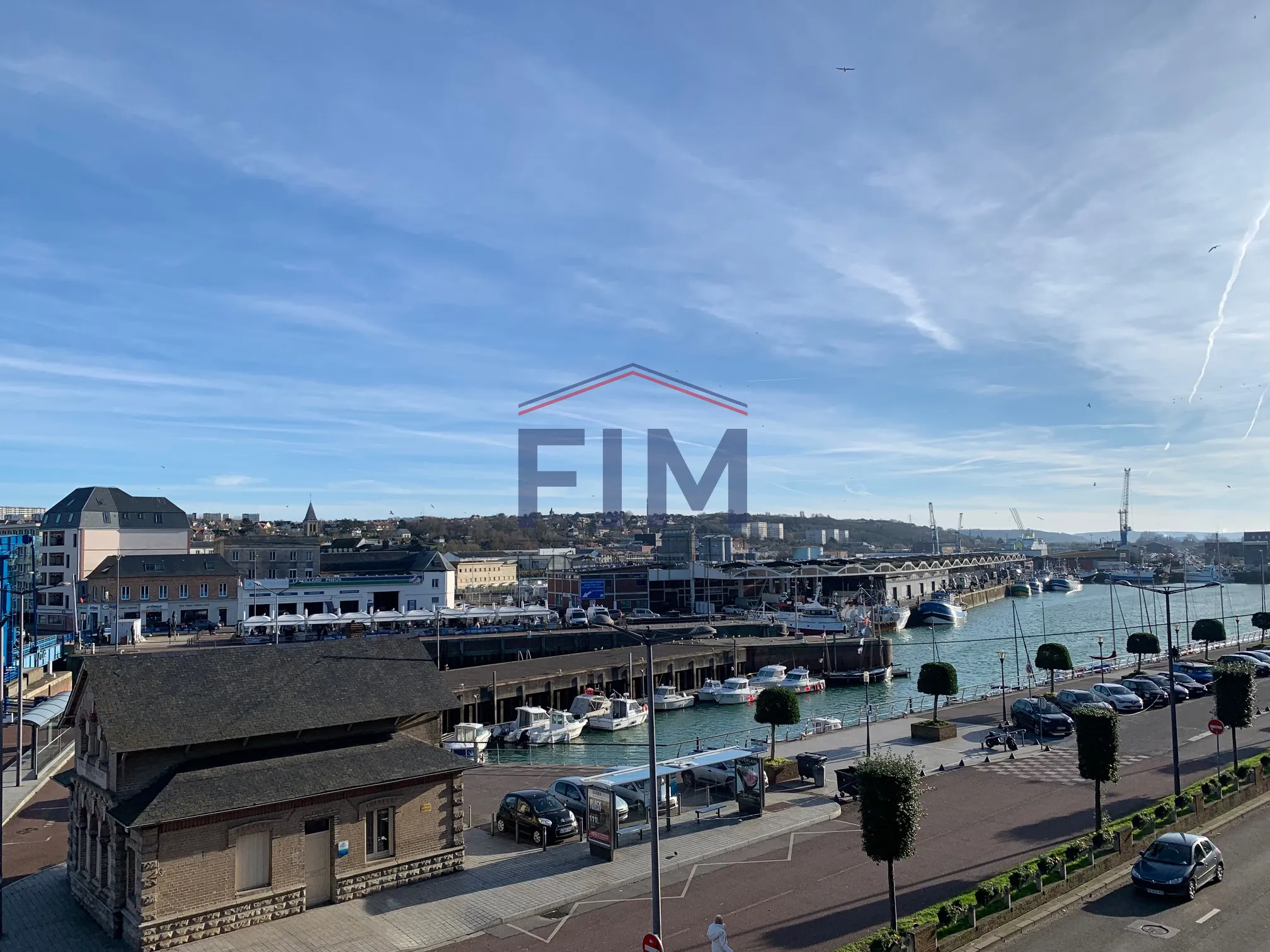 Appartement F2 rénové avec vue sur le port à Dieppe 