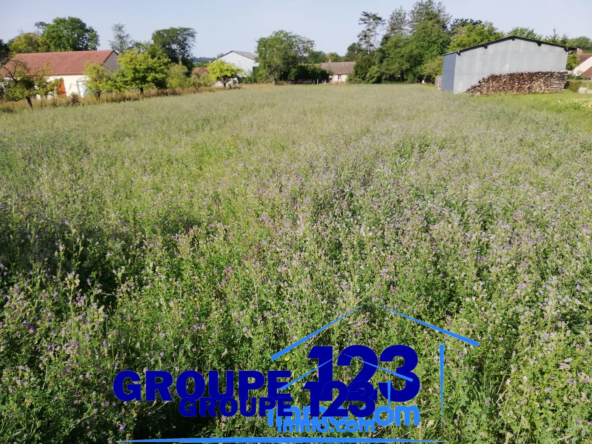 Terrain constructible de 2388 m² à Saint-Maurice-le-Vieil