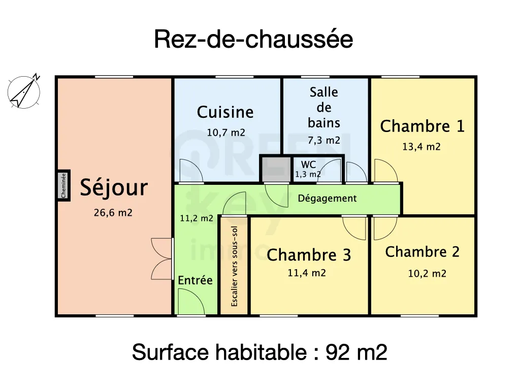 Maison à vendre à Saint-Fargeau - 4 pièces et 2146 m² de terrain 