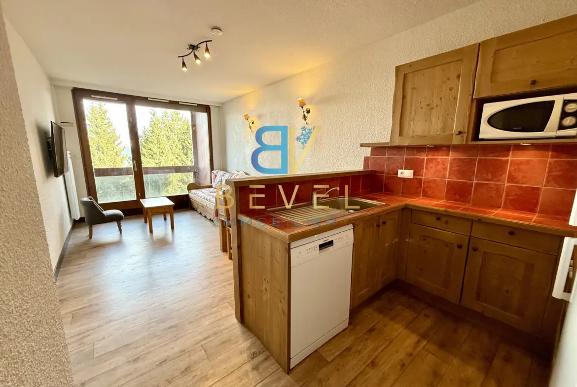 À vendre : Appartement T2 Cabine au Corbier - Vue Dégagée 