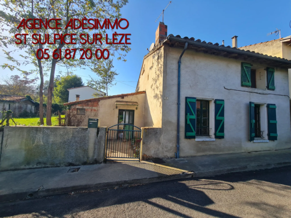 Maison de village à rénover à Saint-Sulpice-sur-Lèze avec jardin