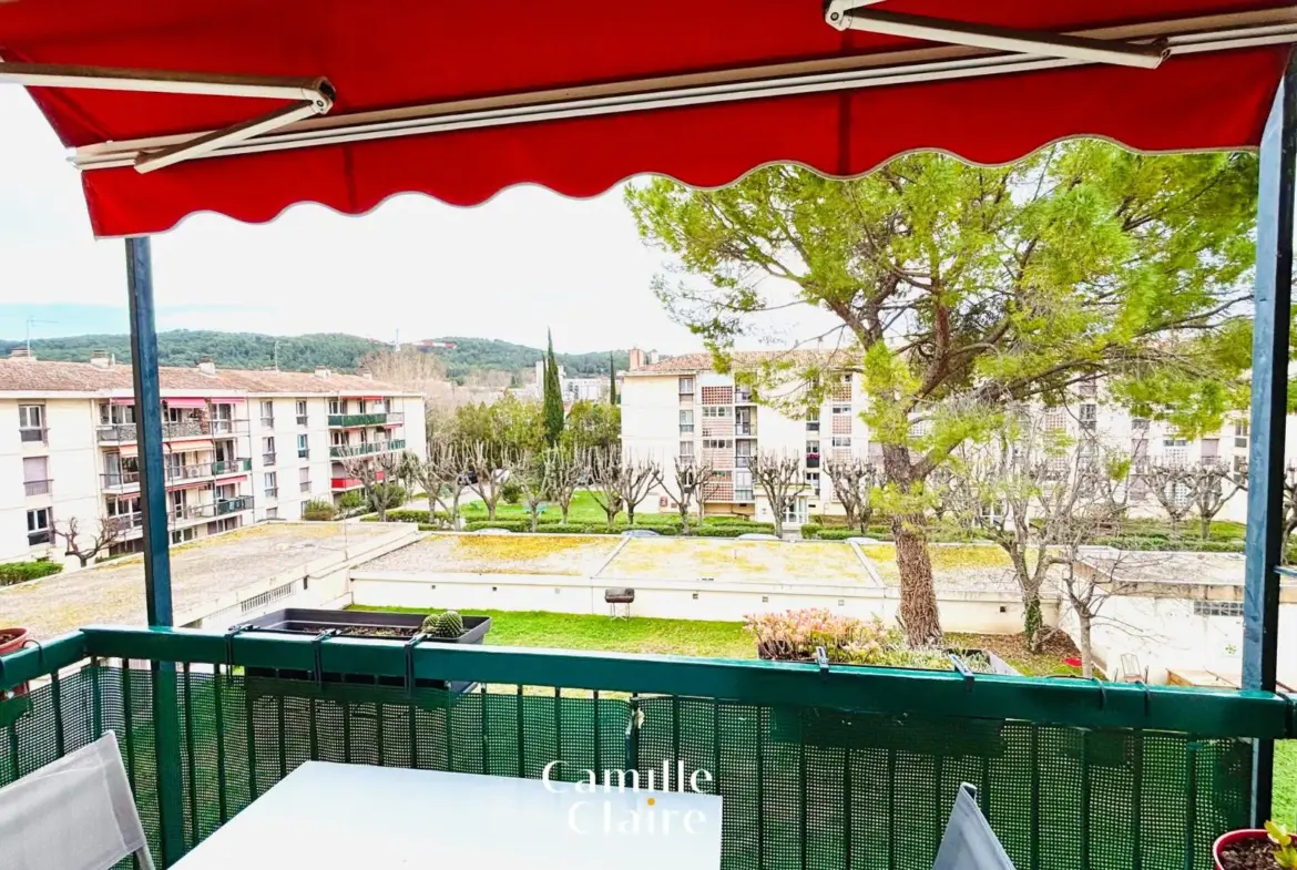 À vendre : Appartement T3 avec balcon et cave à Aix-en-Provence 