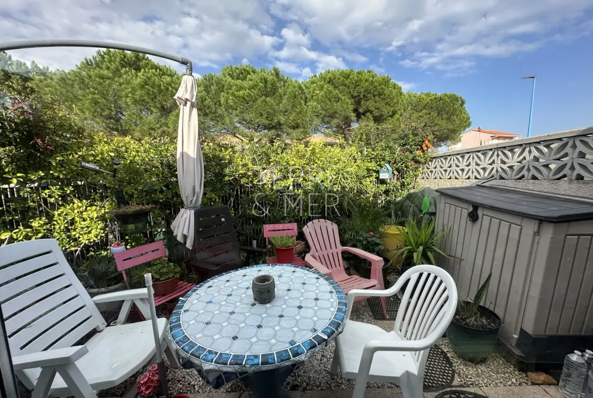 Villa 3 pièces avec jardin et parking à St Cyprien 