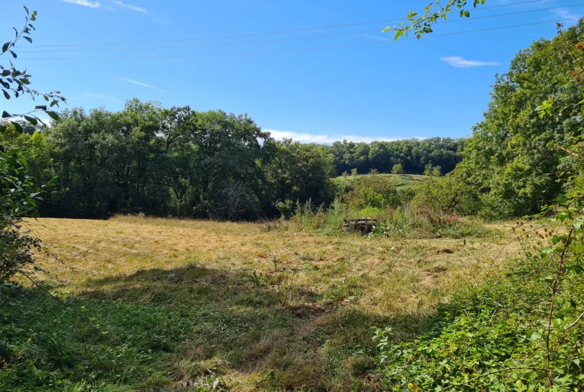 Terrain à bâtir de 4480 m² à Saillac, proche de Collonges-la-Rouge 