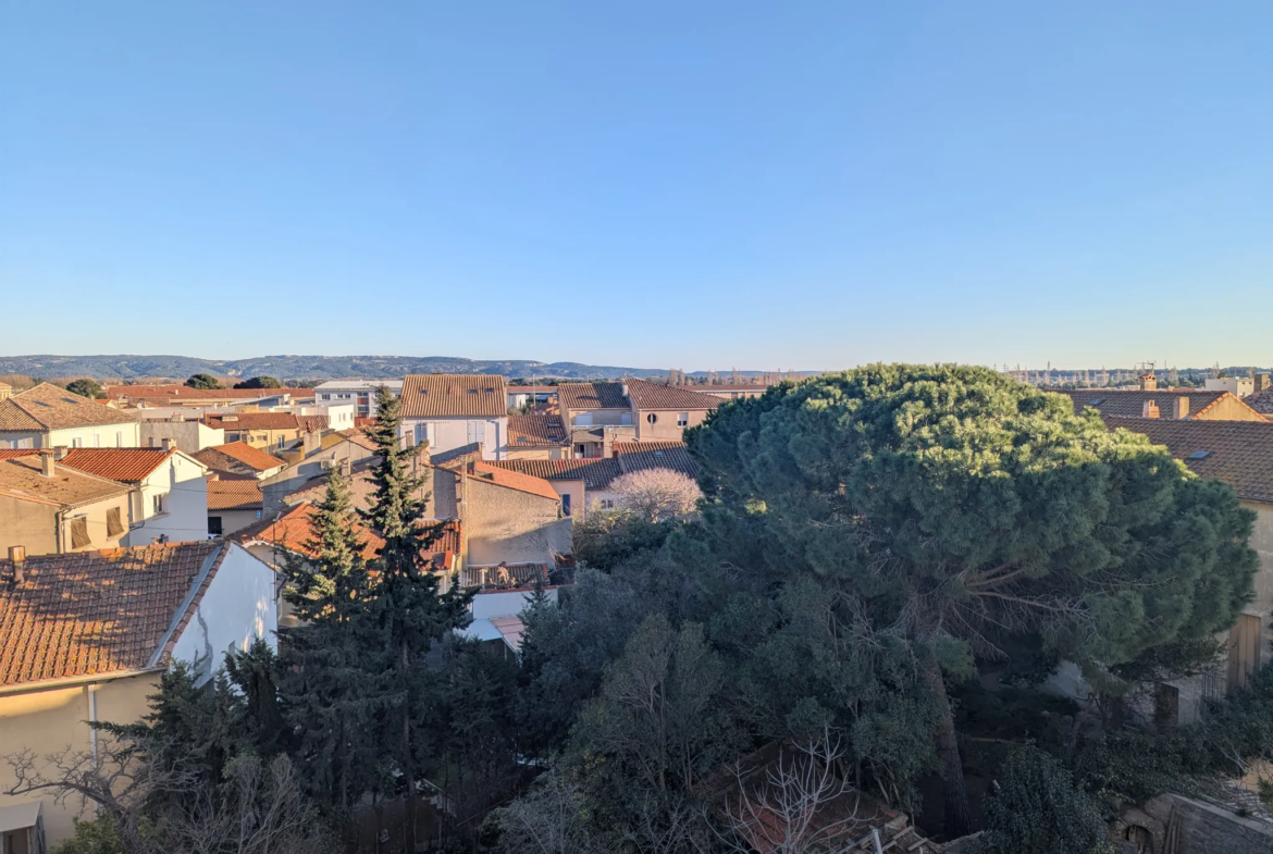 Appartement 3 pièces avec mezzanine et vue dégagée à Narbonne 