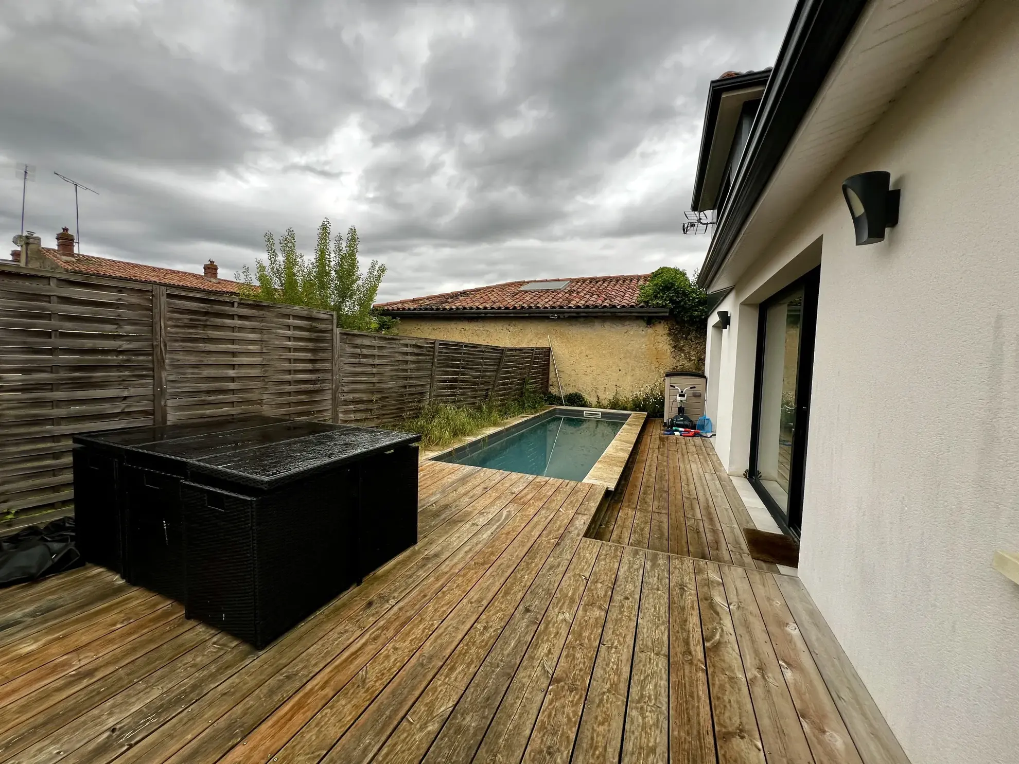 Maison contemporaine avec piscine à 10 mn de Langon 