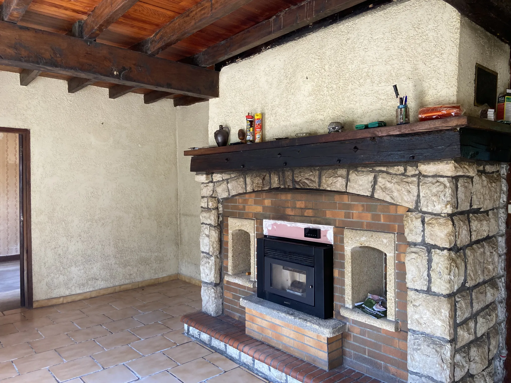 Ensemble immobilier avec deux maisons et un hangar à Castelnau d'Auzan 