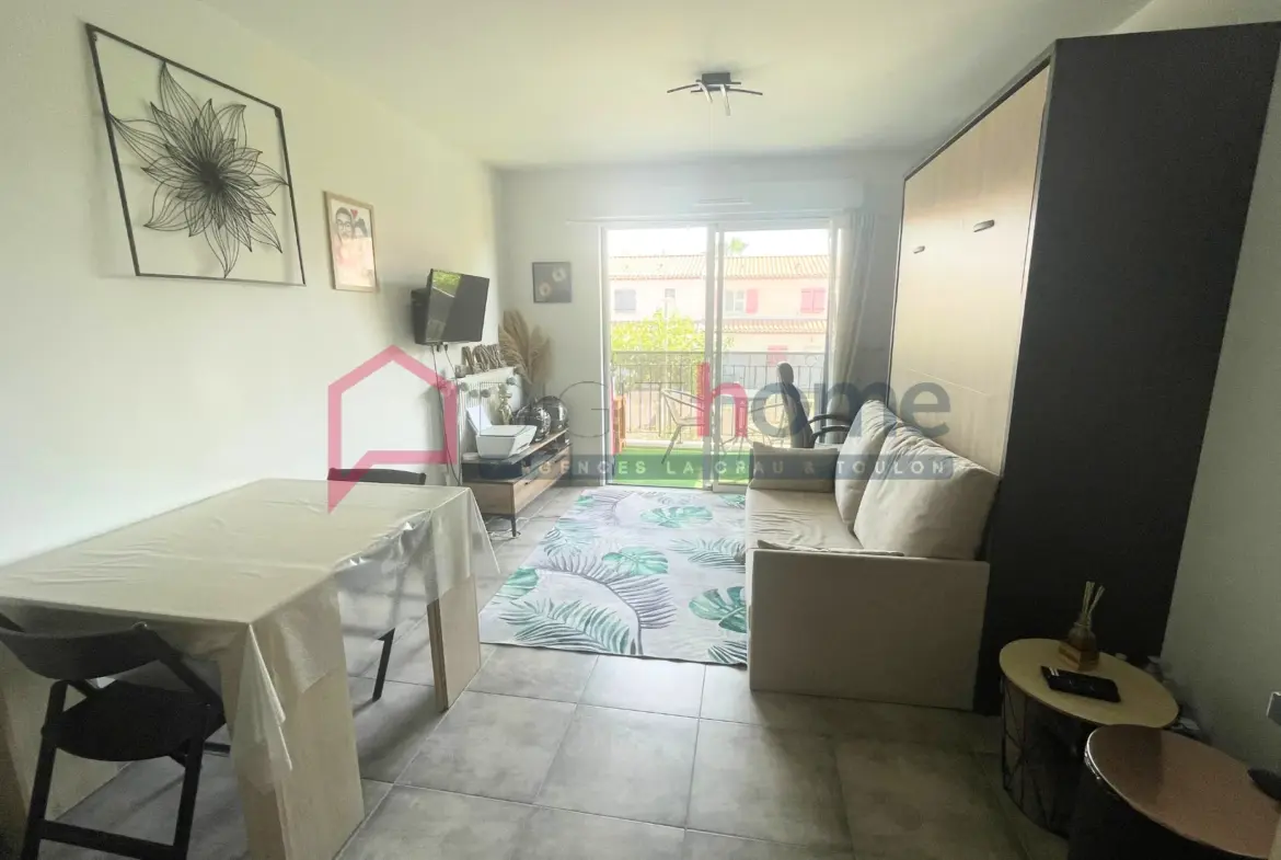 À vendre : Appartement T1 neuf et sécurisé à La Crau pour 125 000€ 