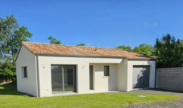 Maison neuve de 88 m² sur un terrain de 505 m² conforme PMR à St Julien des Landes